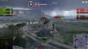 WoT. Резистор против Waffentrager Blitztrager auf E 110.mp4