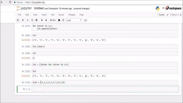 (List comprehensions in python) Beginner to advance python tutorial video.10 in 2018 смотреть онлайн