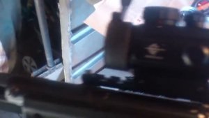 поставил лазер и колиматор на иж 53м
