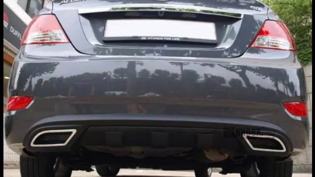 Иммитация двойного выхлопа для Хёндай смотреть онлайн