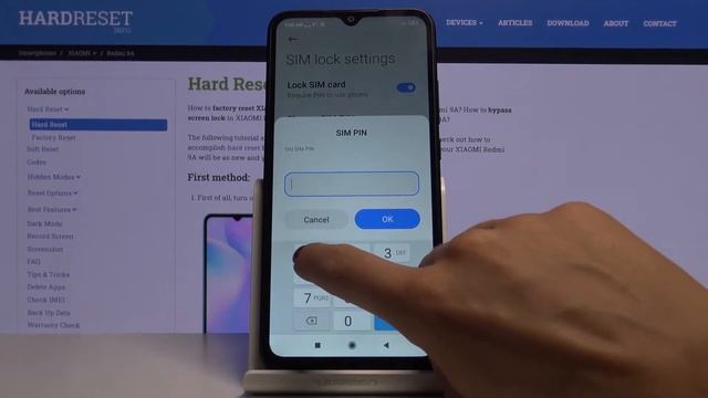 Activate and Change SIM PIN-Code - XIAOMI Redmi 9A & SIM Card Security смотреть онлайн