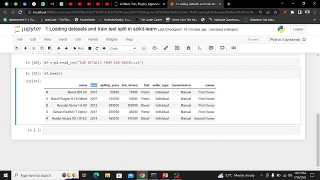 1 Introduction to Scikit-Learn: Builtin Datasets and Train-Test Split | scikit learn tutorials