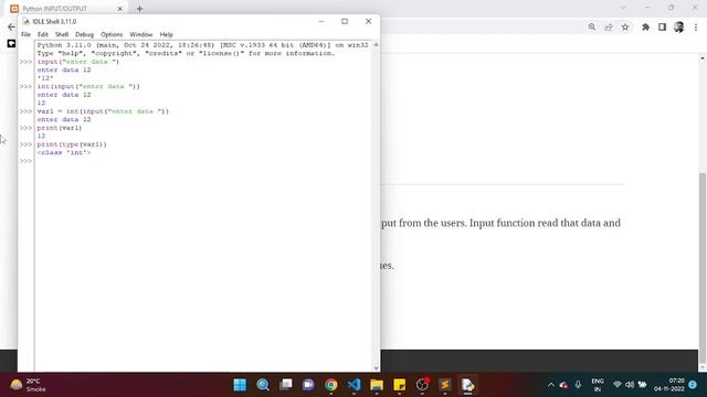 Python Input/Output | Python Tutorial for Beginners | Part-3