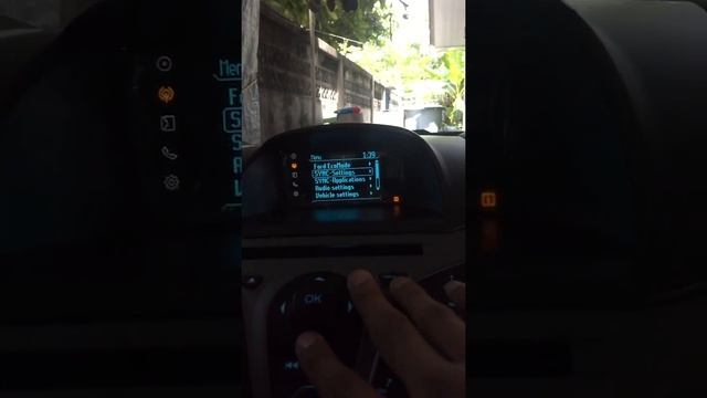 Ford fiesta TRC how to TRC off. "Traction control off"....