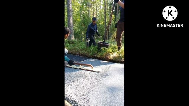 Двух слойное резиновое покрытие на дорожках для дачи смотреть онлайн