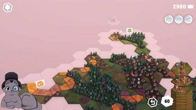 Cat plays (More) Dorfromantik! смотреть онлайн