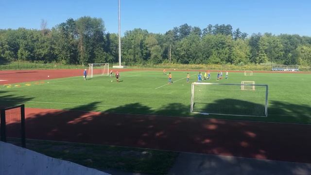 Football training - удары по воротам 01.08.18 смотреть онлайн
