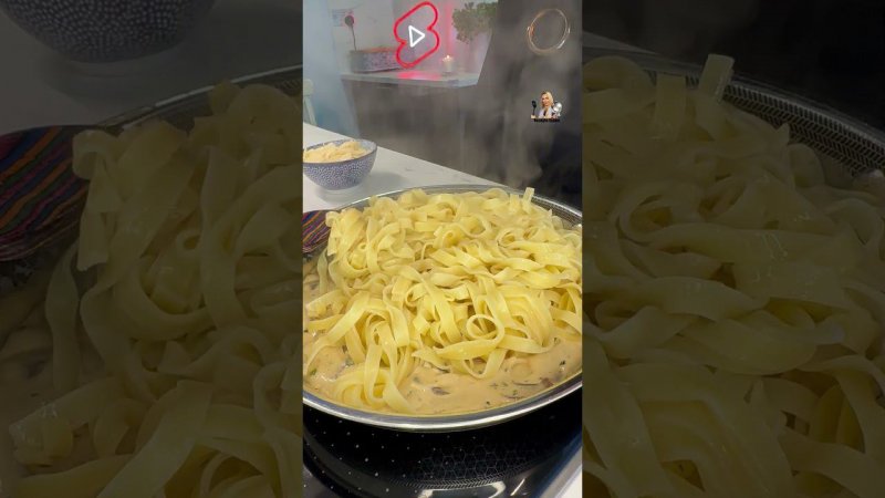 Ужин 🥘 будет готов через 15 минут ❗️ Вкусный рецепт пасты 🍝 в сливочном соусе на ужин ❗