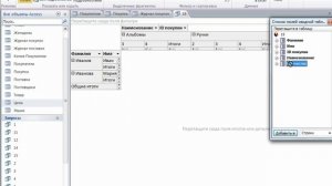 9.4.  Сводные таблицы Microsoft Access 2010.