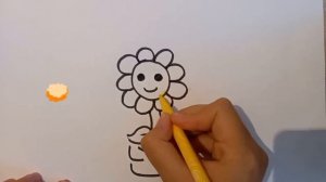 Drawing  flowers for children || Рисовать цветы для детей || बच्चों के लिए ड्राइंग फूल #1