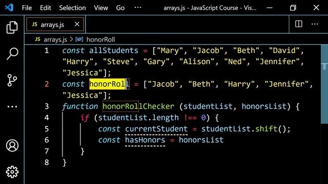 JavaScript for Beginners #34 includes() Method for Arrays