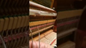 Регулировка шпилерлюфта пианино 2