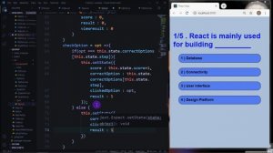 Build a Quiz App in React in Tamil | React Quiz App in Tamil | React Projects for Beginners in Tami