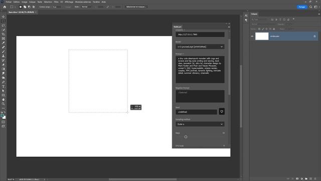 Plugin pour Photoshop automatic1111 [tuto Photoshop] смотреть онлайн