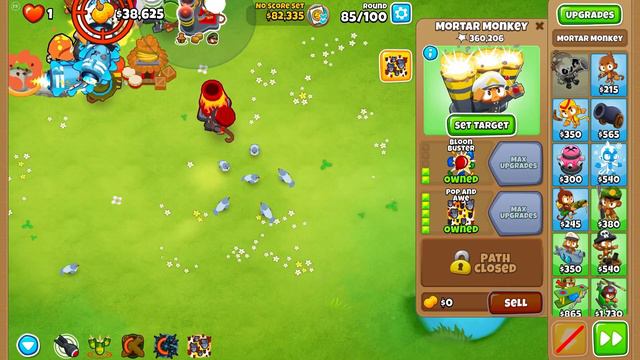 All Tier 5 Mortars in Blons CHIMPS смотреть онлайн