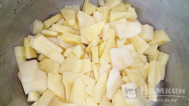 Овощной суп с кукурузой и зеленым луком