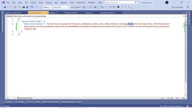 Deploying to Azure an ASP.NET Core app perfroming CRUD operations on Docker + SQL Server смотреть онлайн