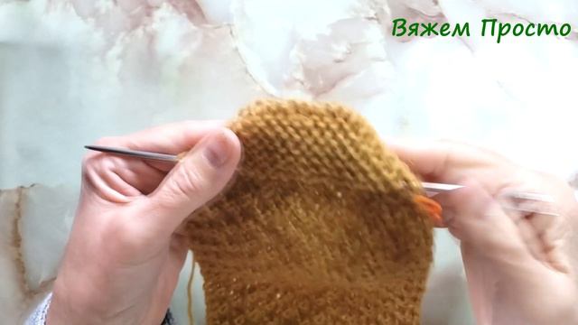 Следки бесшовные на двух спицах. Подробный мастер класс