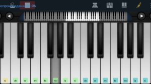 ,, Крошка моя" гр.,, Руки вверх" на пианино в телефоне одним пальцем