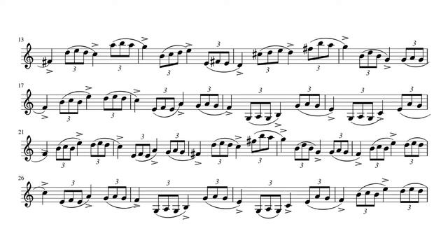 WOHLFAHRT op.54 - Etude No.17 - SLOW (70), MEDIUM (90), FASTER (110) - PLAY ALONG with MUSIC SHEET смотреть онлайн