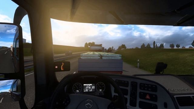 ETS 2 - Mercedes Benz Actros Transporting Sand Part 2 смотреть онлайн