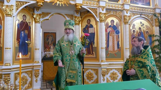 Проповедь епископа Петра в праздник Троицы смотреть онлайн