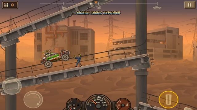 Earn to Die 2 Game (Android & iOS) - Full Game Walkthrough (All 10 cars) смотреть онлайн