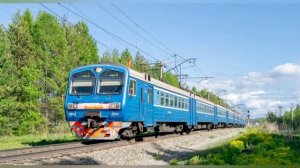 Воспоминания о синих электричках в Новокузнецке.