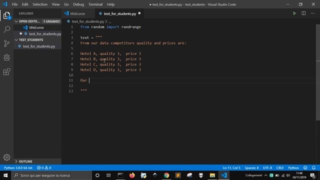 Python: create random exercises for students (part I) смотреть онлайн