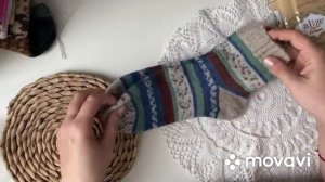 02/24 отчет за февраль. Опять носки, Opal, laines du nord