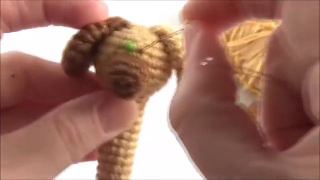 Звероколпачок на ручку "Собачка" крючком // мастер-класс toyfabric смотреть онлайн