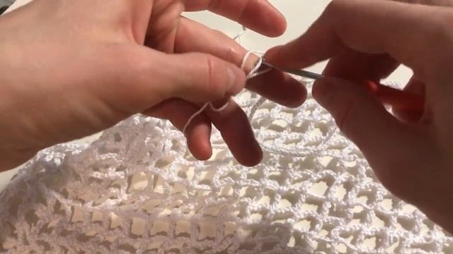 ??Тренд сезона- вязаный топ сетка с длинными рукавами. Кофта-сетка крючком. Tutorial crochet top.