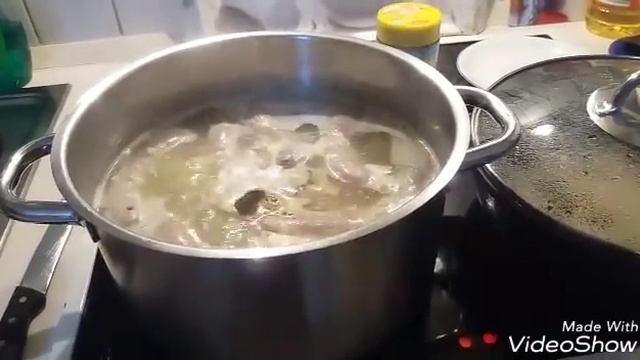 Пшённый суп с домашней колбасой.Hirse suppe.Рецепт Поволжских немцев. смотреть онлайн