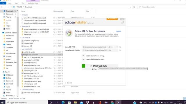 How to install Eclipse for Java developers in Tamil || Eclipse Installation for Windows 10 смотреть онлайн