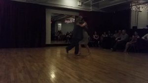 Argentine tango: Oscar Casas & Ana Miguel - Tango Negro (lyrics)