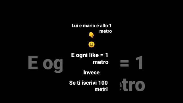 e piccolo mario iscriviti e metti like puoi anche non metterlo non sei obbligato👻