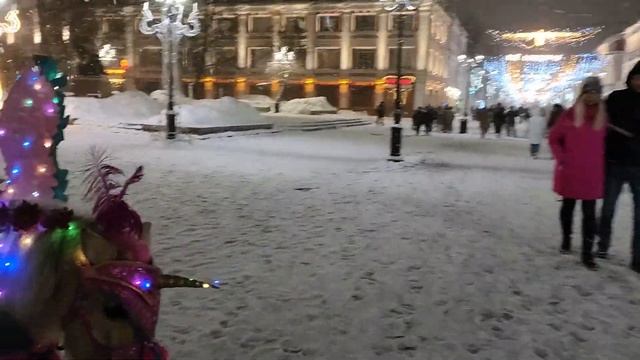 Прогулка по улице Большая Покровская / Новогодние праздники / Новый год - 2023 / Нижний Новгород