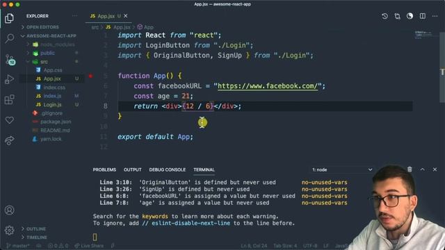 Learn React.js - Dynamic Variables [4] | Tutorial For Beginners смотреть онлайн