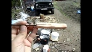 Изготовление новой ручки для кухонного ножа!