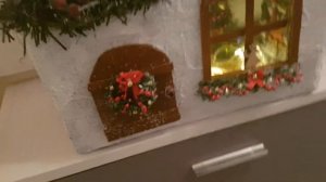 Рождественский домик своими руками ,house christmas, зимняя поделка в садик или школу , обзор