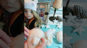 Объёмное лицо для текстильной куклы