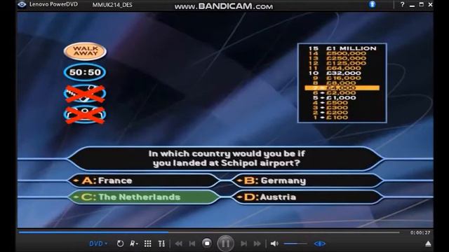 WWTBAM 2nd Edition DVD Gameplay (Family Special) #1