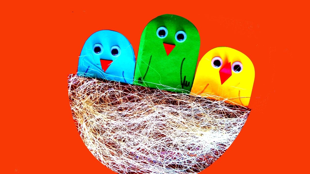 Простая поделка Гнездо #простая_поделка #поделка #поделки_для_детей смотреть онлайн