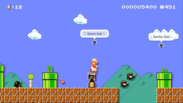 7-1 vs Mario by Sambo Dad7 - SUPER MARIO MAKER - NO COMMENTARY 1az смотреть онлайн