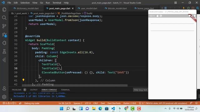 Flutter Lecture 15 post API integration winter series | flutter tutorial in Hindi/Urdu