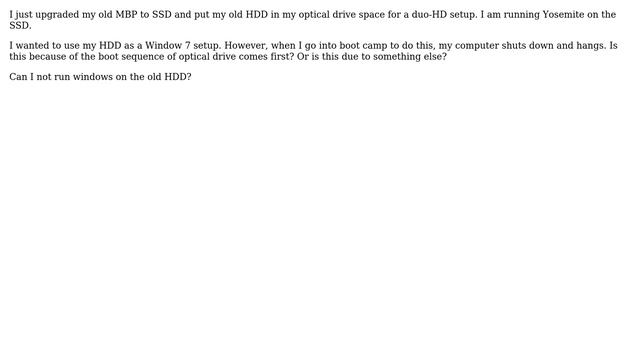 Apple: MBP late 2008 HDD and SSD setup смотреть онлайн