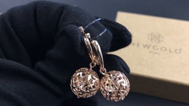 !Серьги 019 из красного золота 585 пробы смотреть онлайн