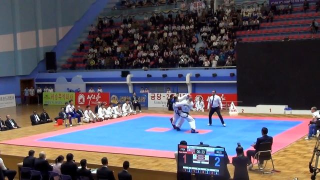 World Taekwondo Championship Pyongyang 2017 Male Team Sparring DPR Korea-Russia смотреть онлайн