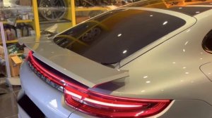 Электрический раздвигающийся Спойлер PORSCHE PANAMERA G2. PORSCHE-UPGRADE.RU