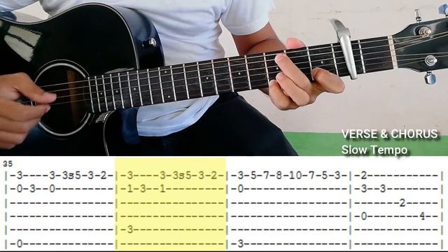 How to Play RIVER FLOWS IN YOU Fingerstyle Tutorial/Lesson FREE Guitar Tablature Tabs on Screen смотреть онлайн